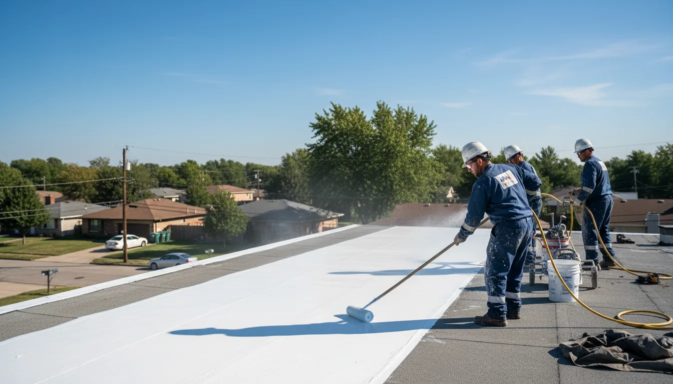 Commercial roof coating in Alabama near me